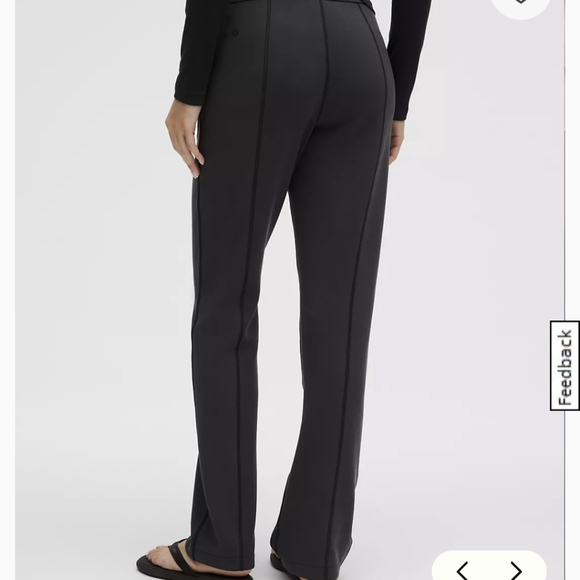 Lululemon Softstreme High-Rise Straight-Leg Pant Black - Picture 3 of 12